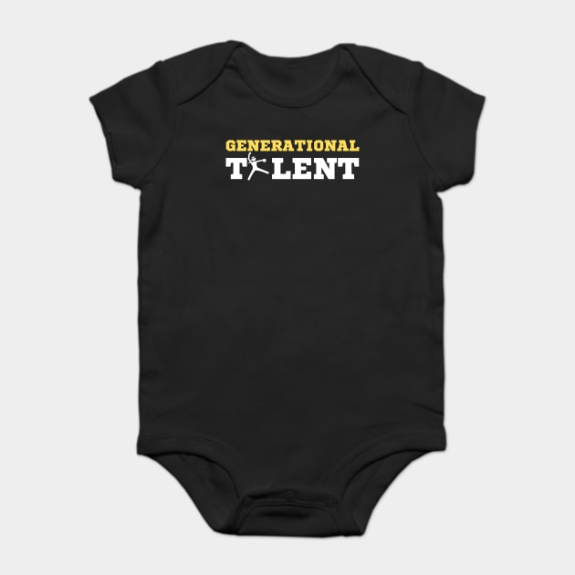 Generational Talent - Fastpitch Baby Bodysuit by Litehouse Tees